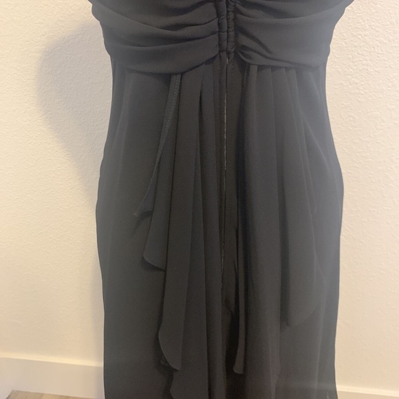 Vintage Nightway Collections Cocktail Little Black Slip Dress Women's Size 4 - Picture 8 of 12